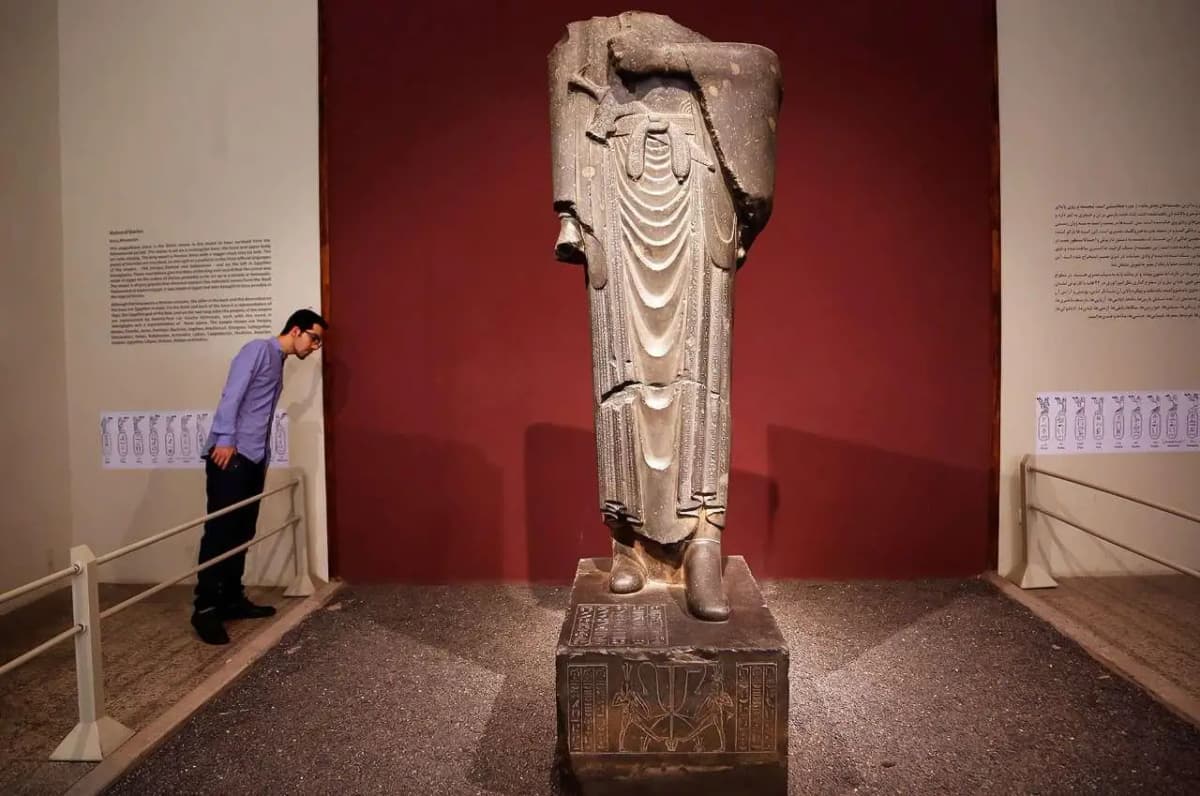 Interior of a museum