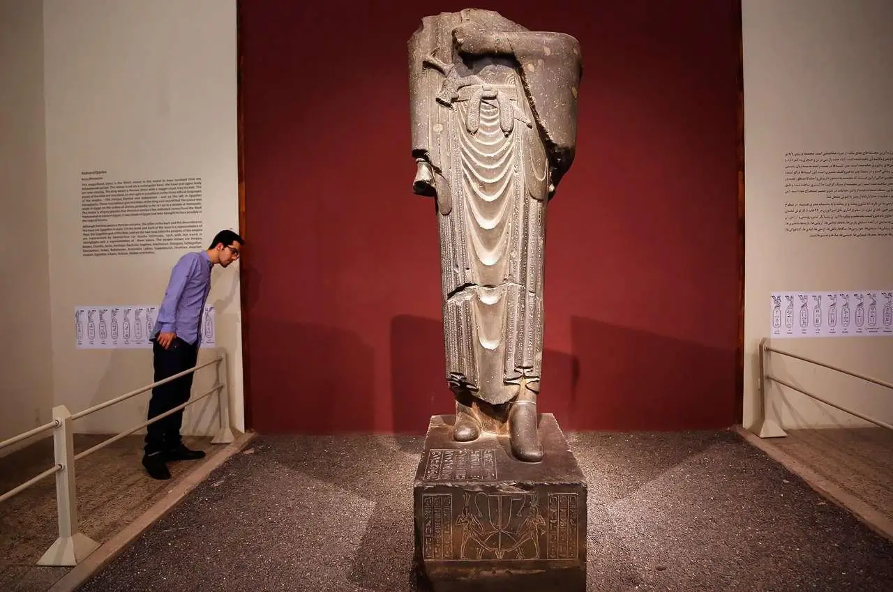 Interior of a museum