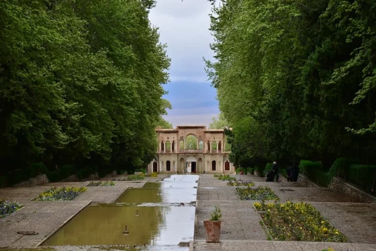 A lush Persian garden